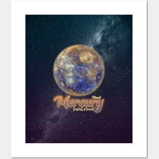 Planet Mercury: Fastest Planet V02 Posters and Art